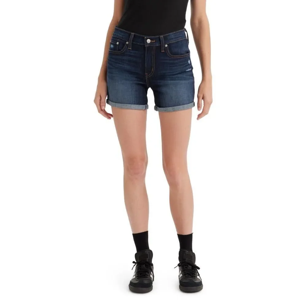 Levi's Women's Mid Length Shorts Young And Old size 34 NWOT Midwash